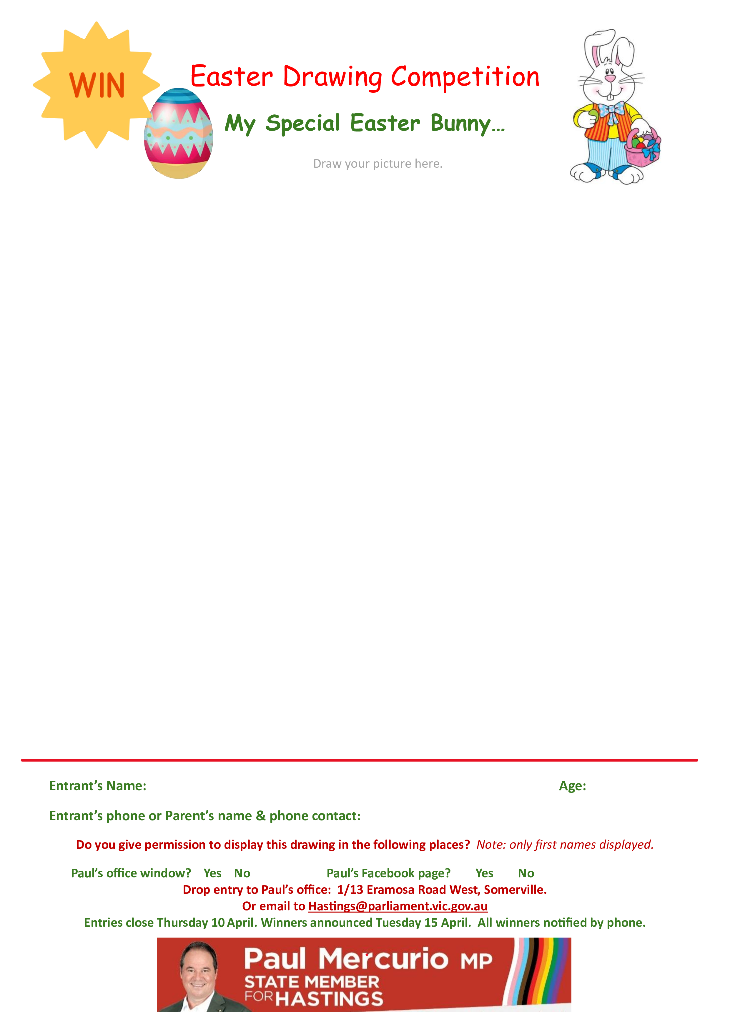 2025 Easter Competition